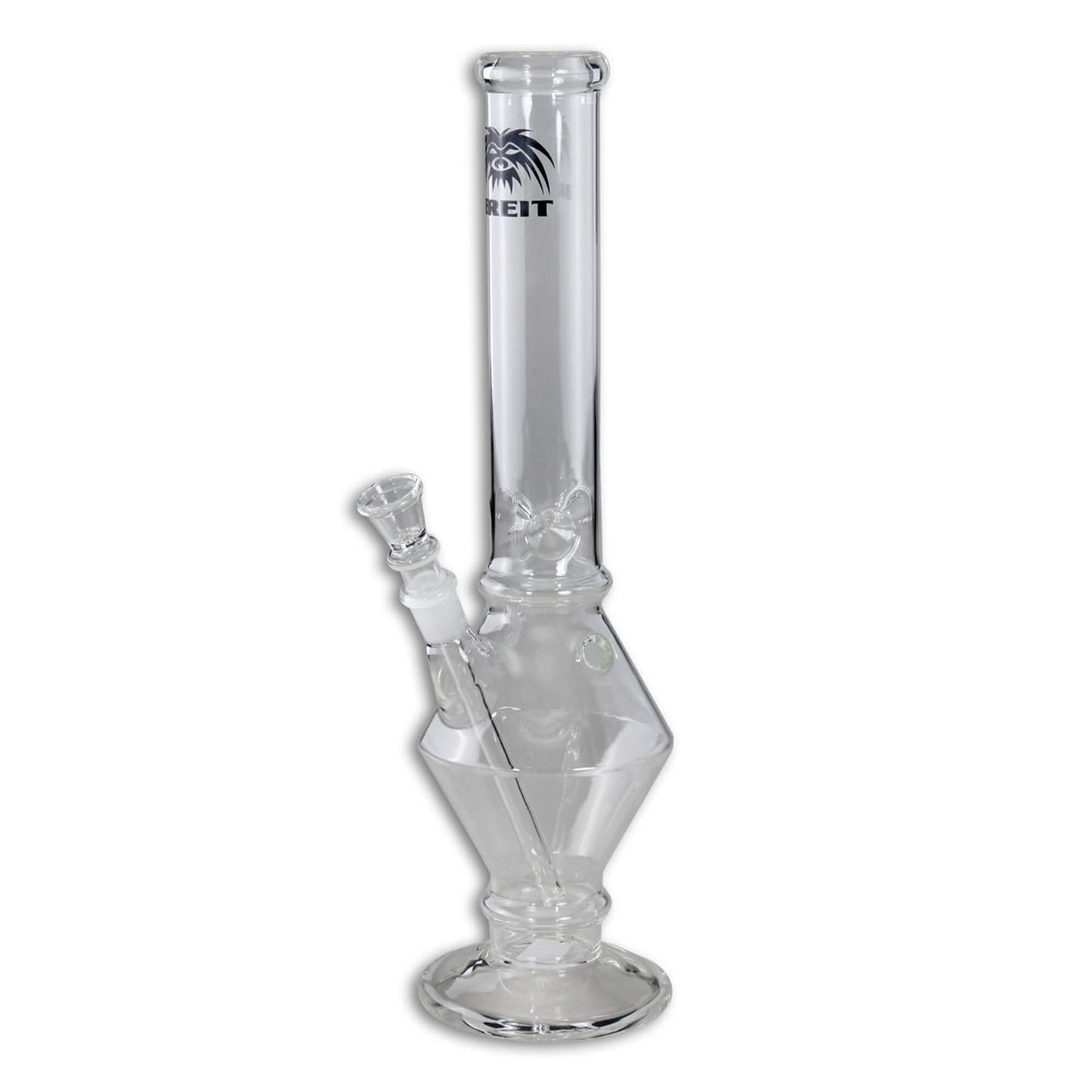 BREIT Icebong aus Glas mit Kickloch 34 cm - Smokerhontas