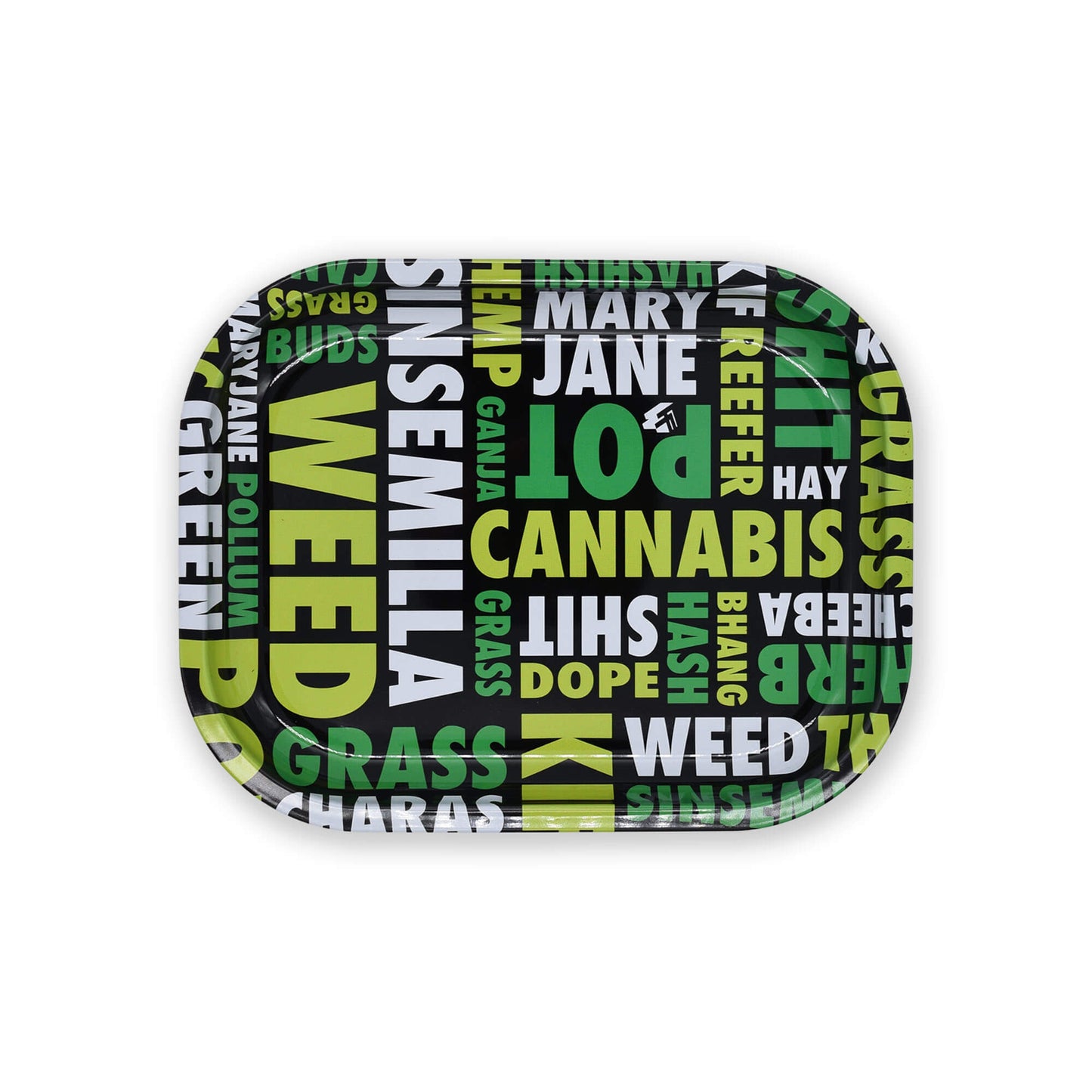 Cannafonts Rolling Tray / Drehunterlage / Bröselschale - Smokerhontas