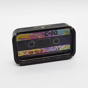 "Cassette" Metalldose mit Rolling Tray / Drehtablett - Smokerhontas