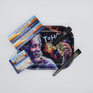 Einstein T=HC Rolling Tray Stoner Set / Kiffer Kit - Smokerhontas
