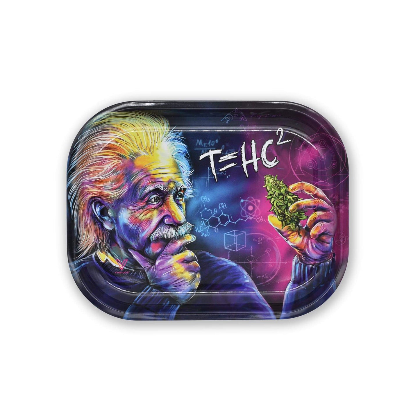 Einstein T=HC #2 Rolling Tray / Drehunterlage / Bröselschale - Smokerhontas