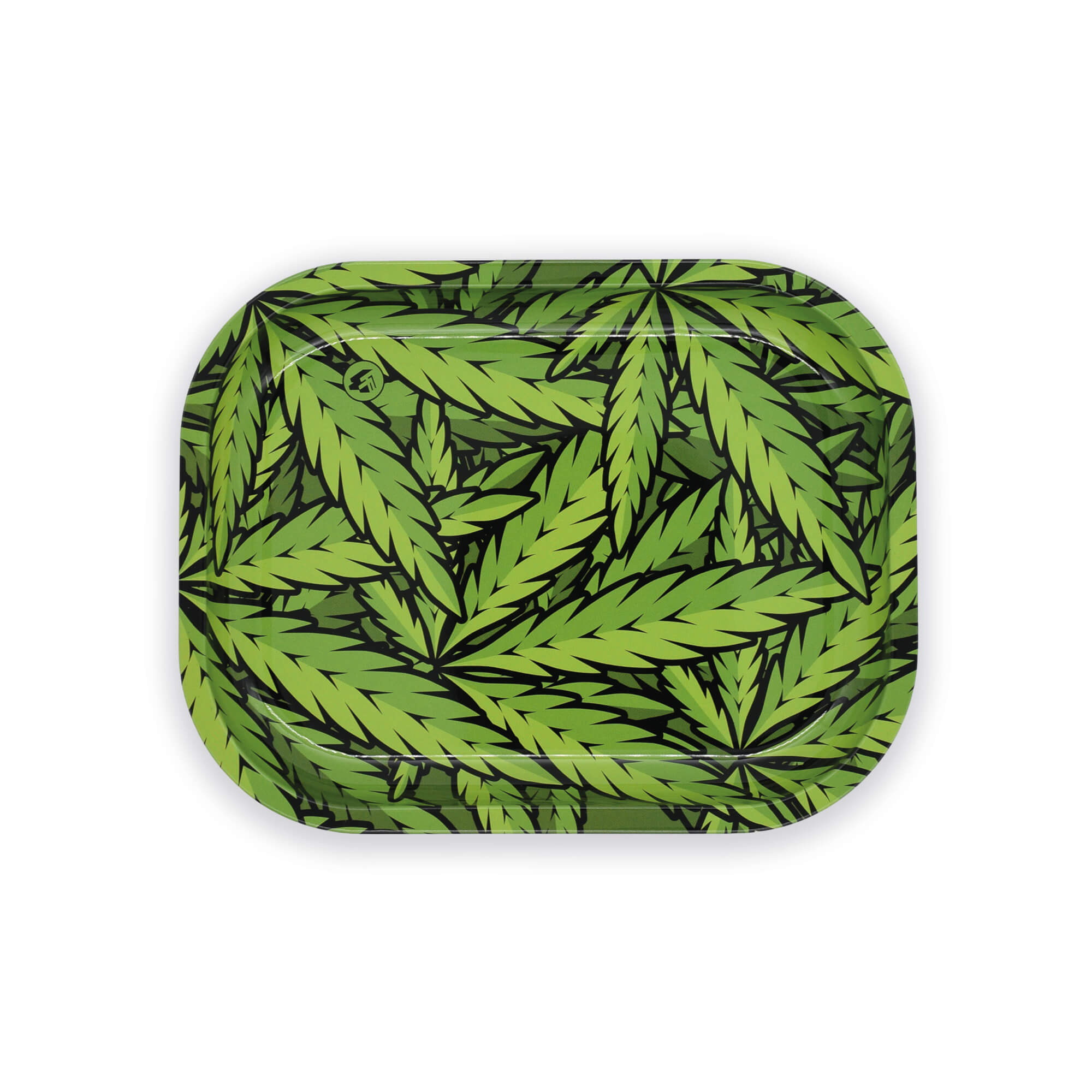 Green Leaves Rolling Tray - Smokerhontas