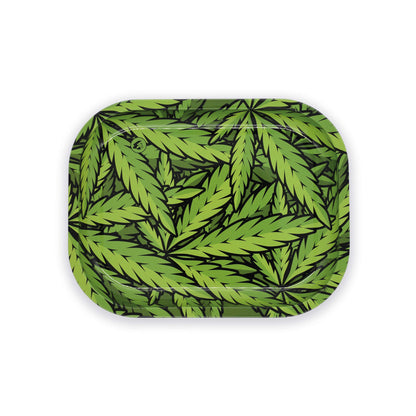 Green Leaves Rolling Tray - Smokerhontas