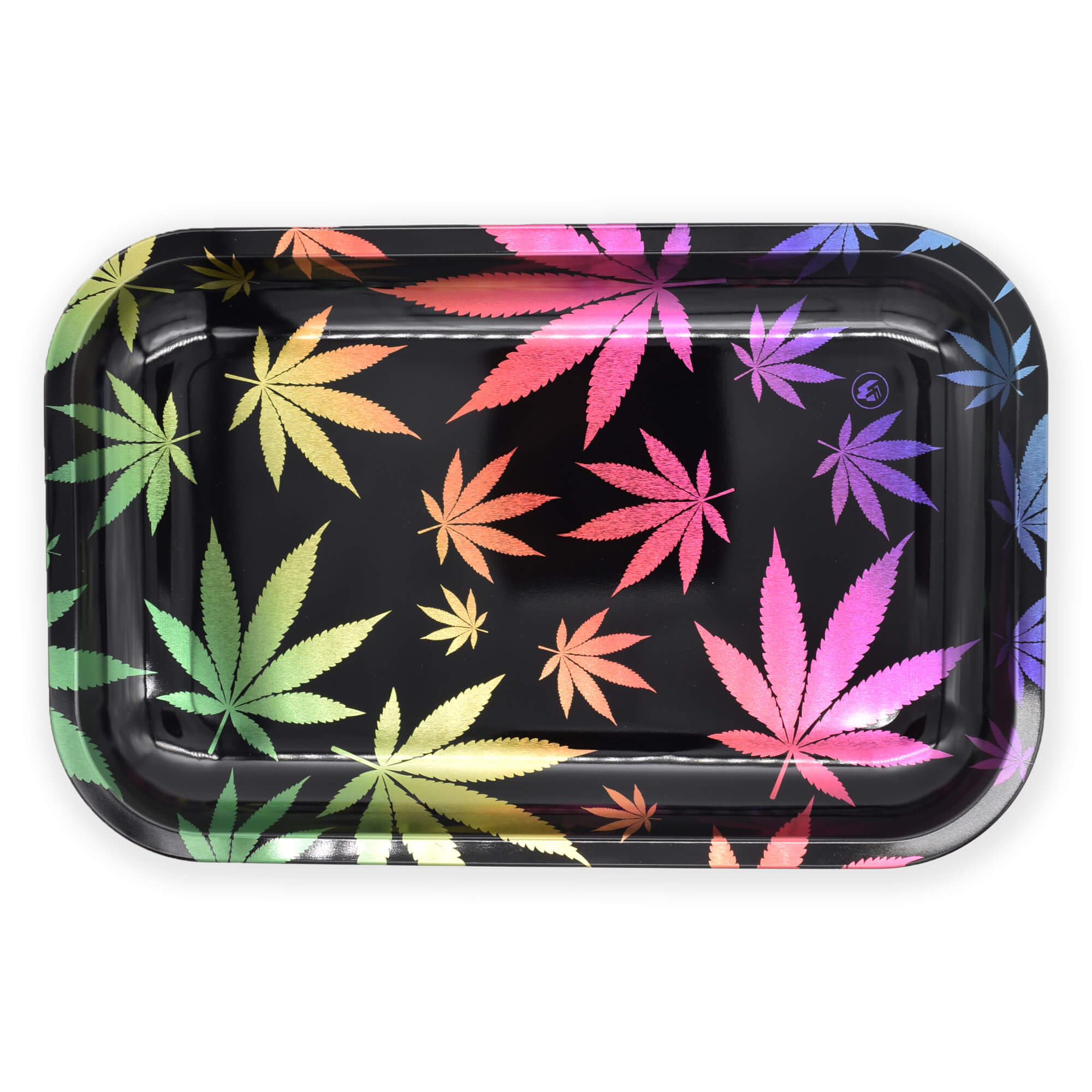 Gradient Leaves Large Rolling Tray