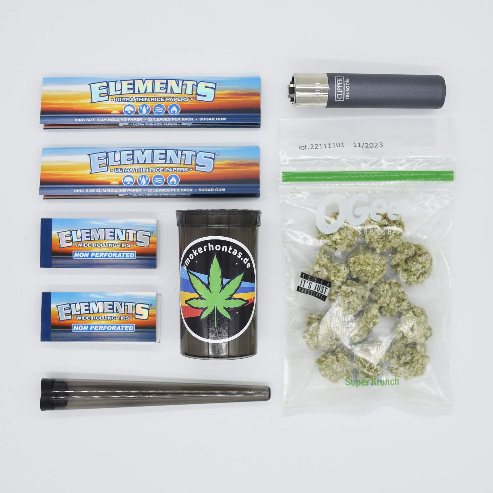 Ogeez Super Krunch 35g Stoner Kit - Smokerhontas