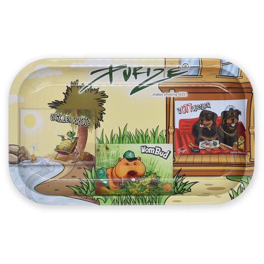 Purize "Stigga Zoo" Rolling Tray / Drehunterlage / Bröselschale - Smokerhontas