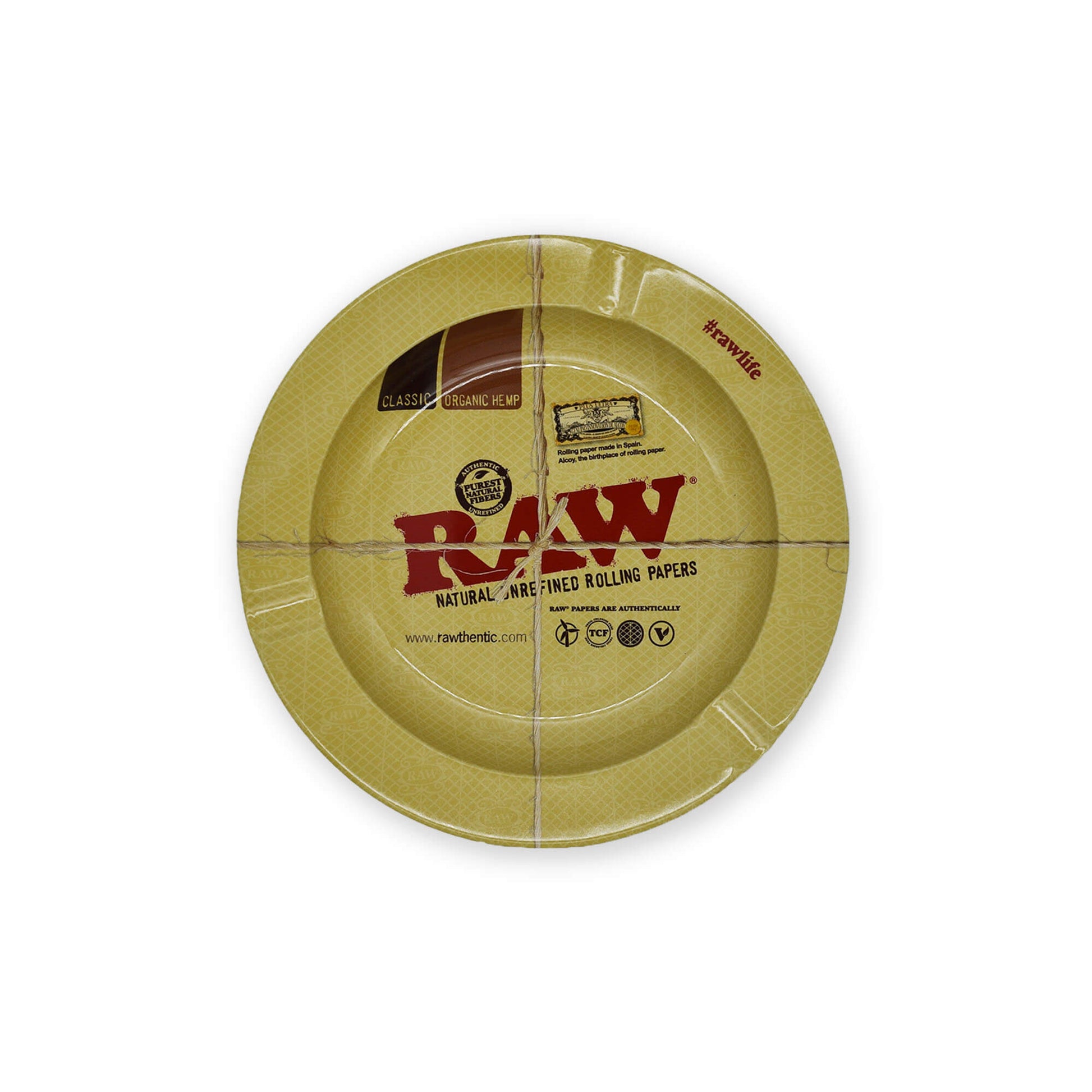 RAW Classic Aschenbecher / Ashtray Ø 14 cm aus Metall - Smokerhontas