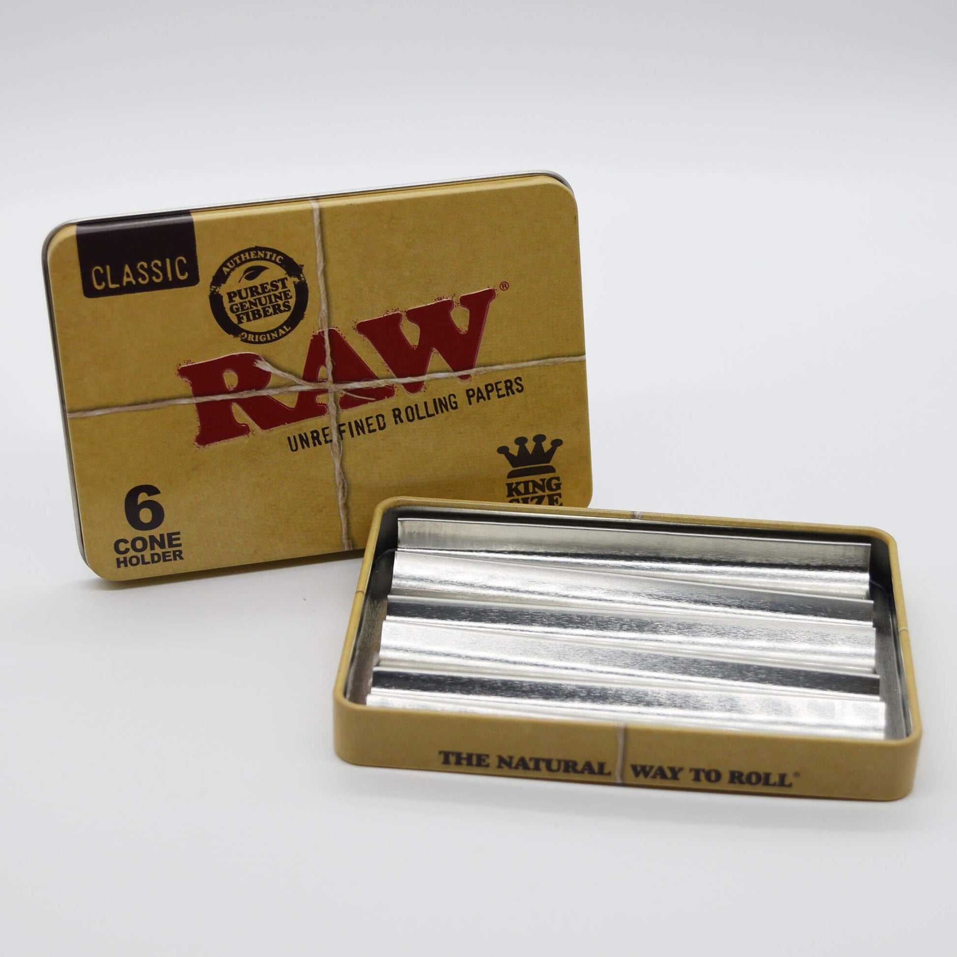 RAW King Size Joint Metalldose / Aufbewahrungsdose - Smokerhontas