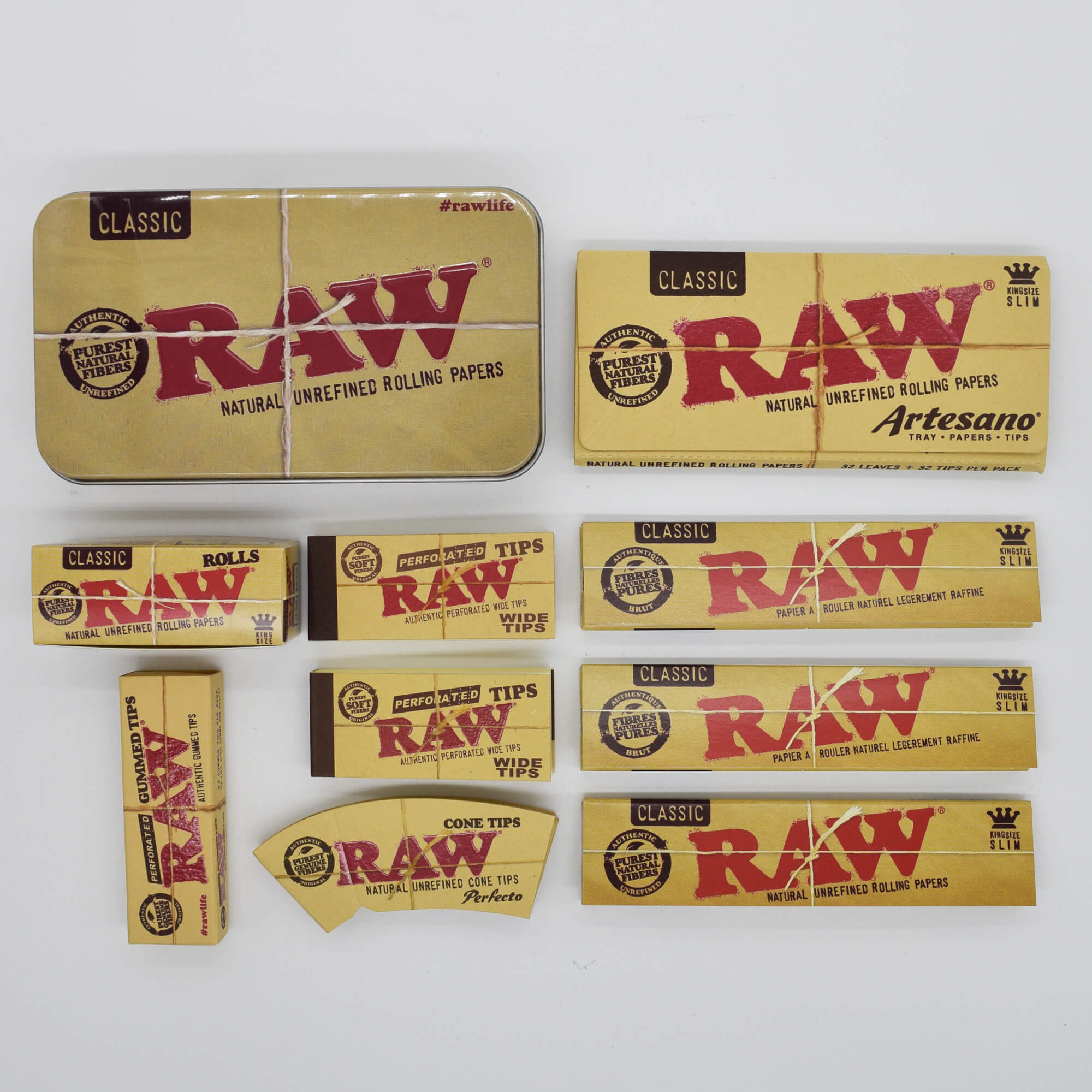 RAW Metallbox Stoner Box / Kiffer Kit - Smokerhontas
