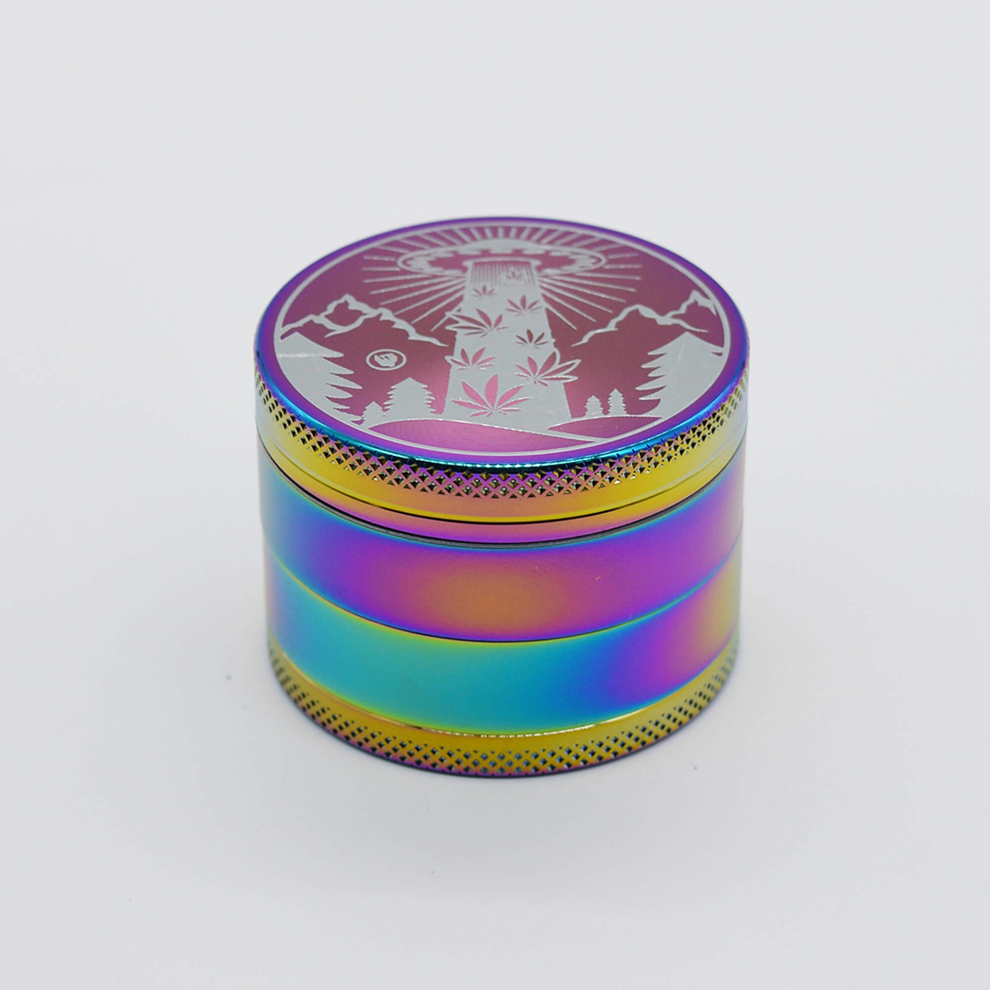 Rainbow Icy Ufo 420 Grinder - Smokerhontas