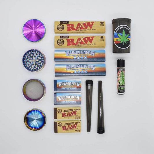 Rainbow Grinder Stoner Box / Kiffer Kit - Smokerhontas