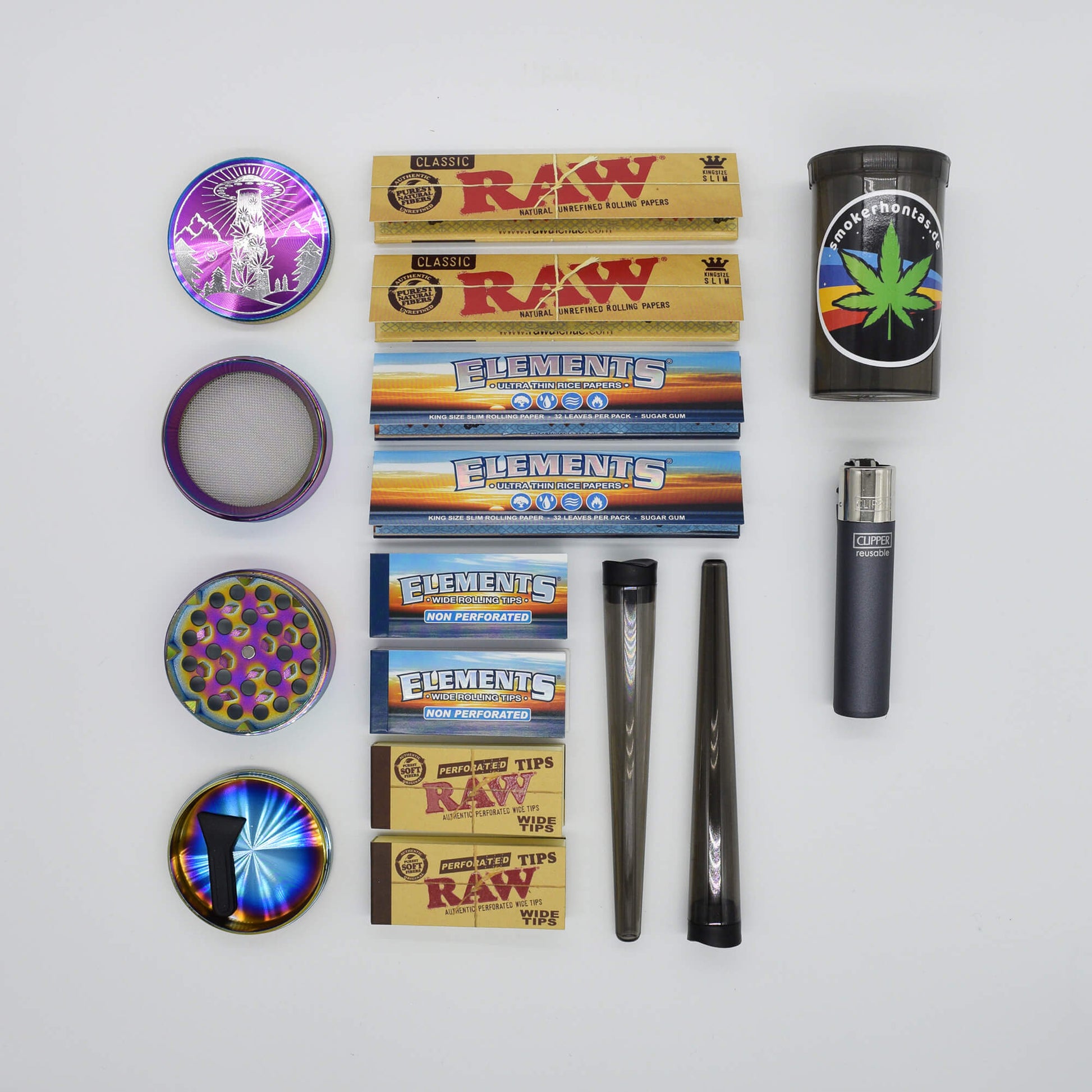 Rainbow Icy Ufo 420 Grinder Starterkit - Smokerhontas