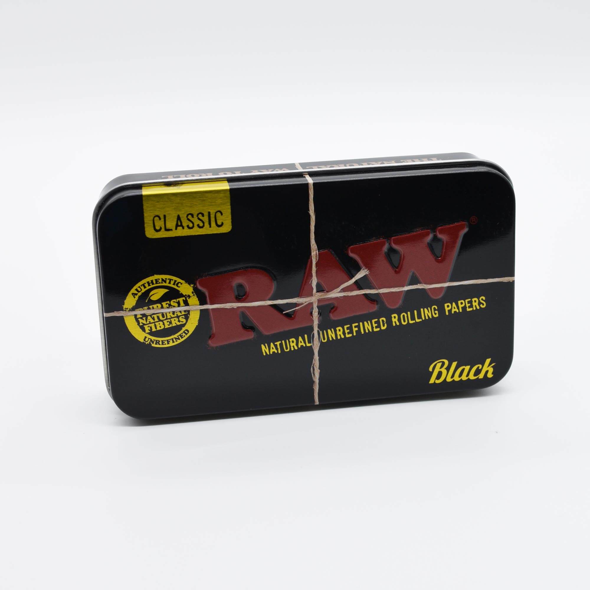 RAW Metallbox Black / Aufbewahrungdose für Papers etc. - Smokerhontas