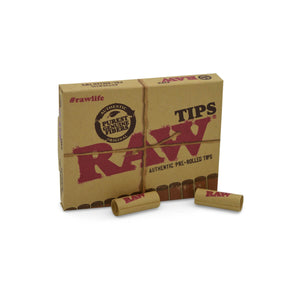 RAW Pre-Rolled Tips / Filtertips 21 Stk - Smokerhontas
