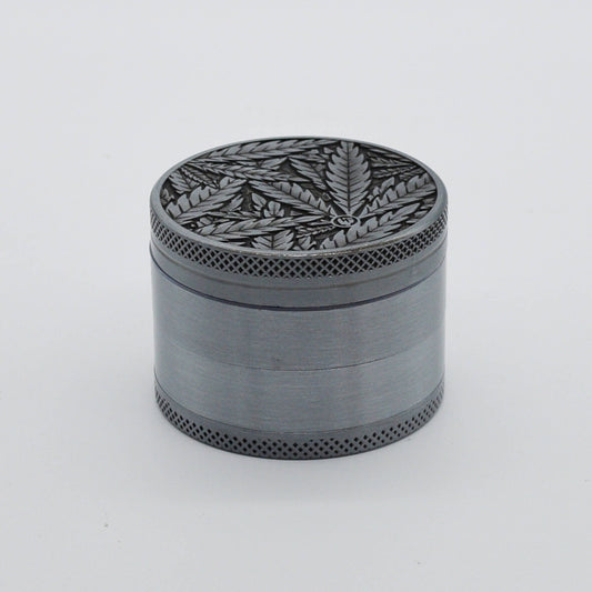 Silver Leaves Metall Grinder Ø 50 mm 4 tlg - Smokerhontas