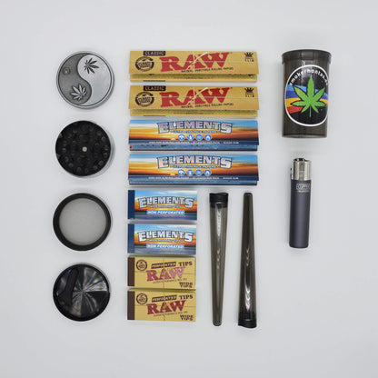 Silver Ying Yang Grinder Starterkit - Smokerhontas