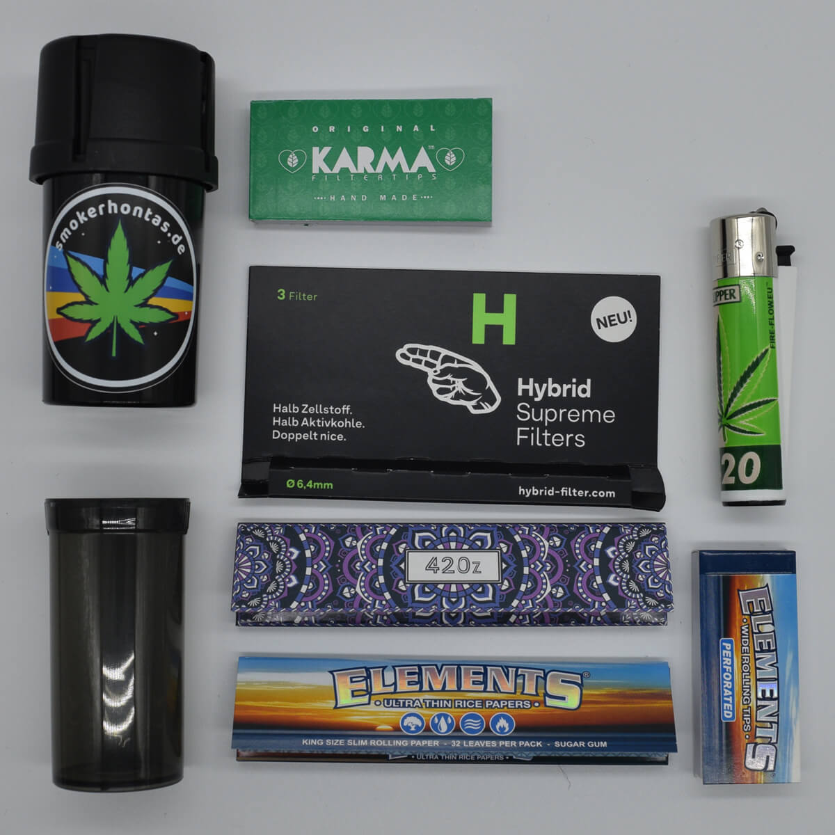 Tube Grinder Stoner Box / Kiffer Kit - Smokerhontas